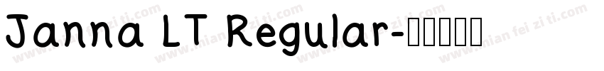 Janna LT Regular字体转换